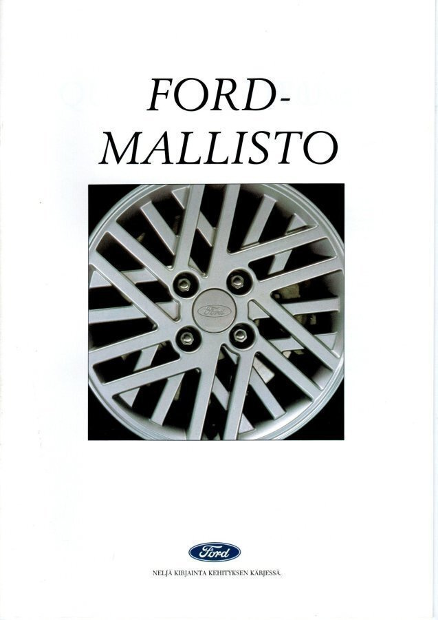 Ford mallisto -esite, 1988