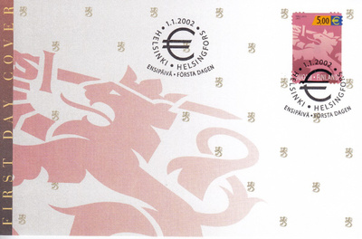 18 FDC kuori 5€ leijona 2002
