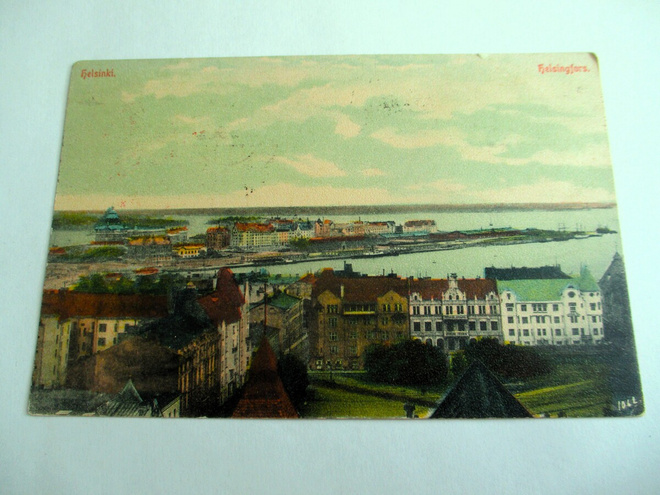 Helsinki palotornista sens - 1915