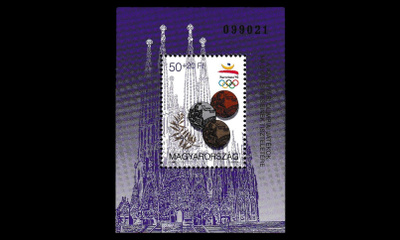 Unkari 4213BL222 ** Barcelonan kesäolympialaisten mitaliste