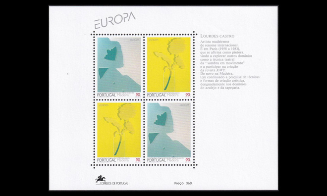 Madeira 162-3BL13 ** Europa nykytaide (1993)