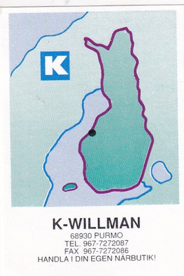 Purmo. K-Willman, Kesko, kartta s82