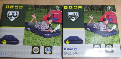 2 kpl Pavillo / Bestway ilmapatjoja käyttämättömiä