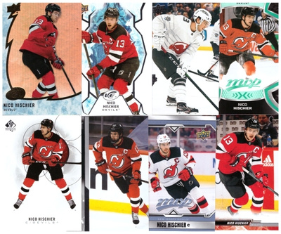 8 x NICO HISCHIER New Jersey Devils