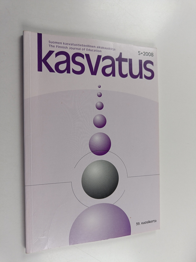 Kasvatus 5/2008 : Suomen kasvatustieteellinen aikakauskirja