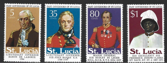 St. Lucia, kuvernöörejä 1974