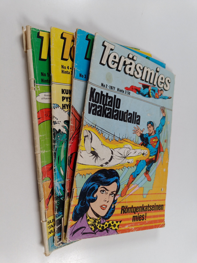 Teräsmies vuosikerta 1977 (nrot 2-5, puuttuu nro 1)