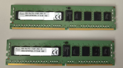 16Gb (2x8Gb) SKhynix PC4-2133P RDIMM DDR4-2133MHz muistit