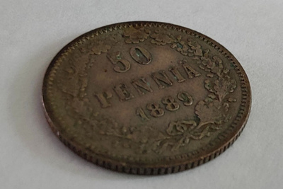 50-penniä 1889 (1kpl)