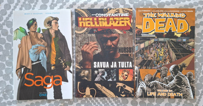 Hellblazer , The Walking Dead, Saga sarjakuvat