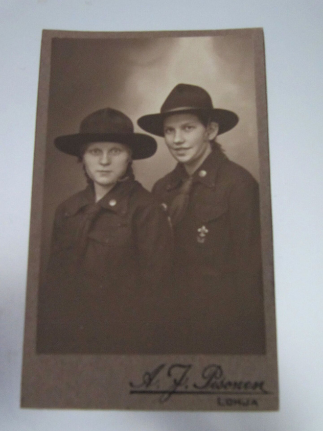 Visiittikortti partiolaiset n.1920