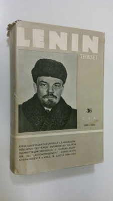 V. I. Lenin : Teokset 36, 1900-1923