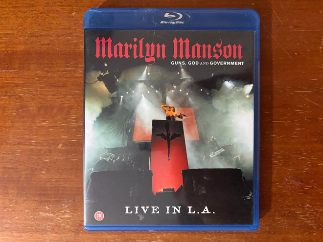 Marily Manson Guns God and Goverment Live In L.A. Blu-ray