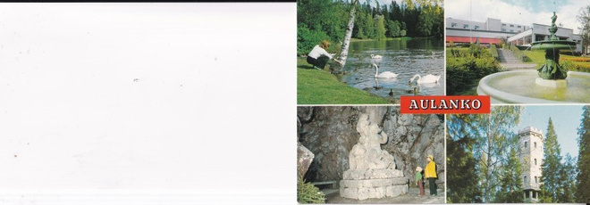 Hämeenlinna, Aulanko, sommitelmakortti  b614