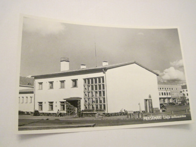 Kortti Pieksamäki Linja Auto Asema 1950-l Alkup.Mallikappale
