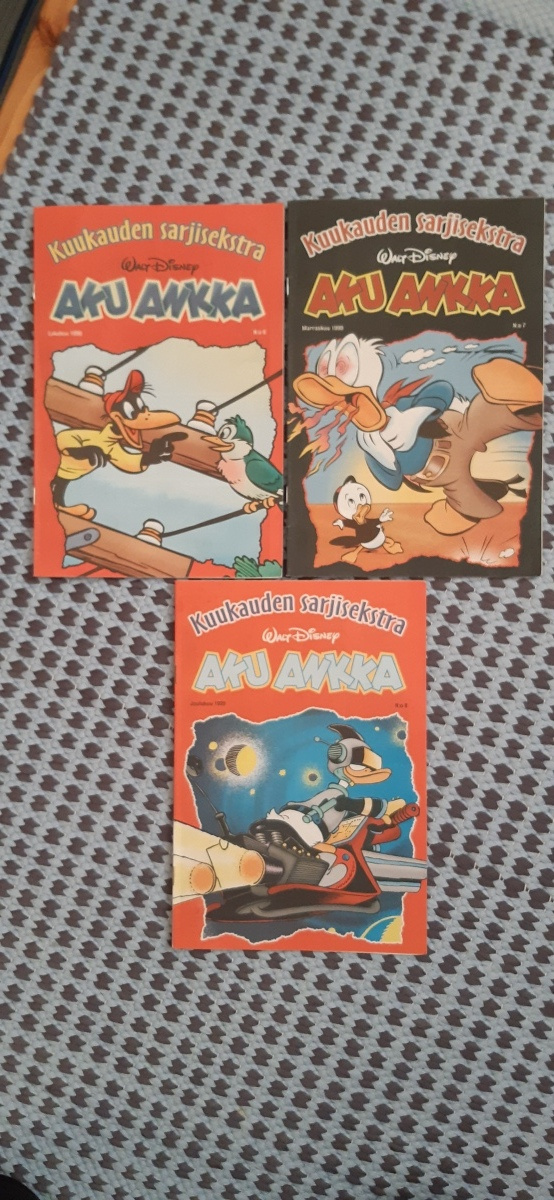 Aku Ankka sarjisekstra 6-8/1999 HYVÄT!