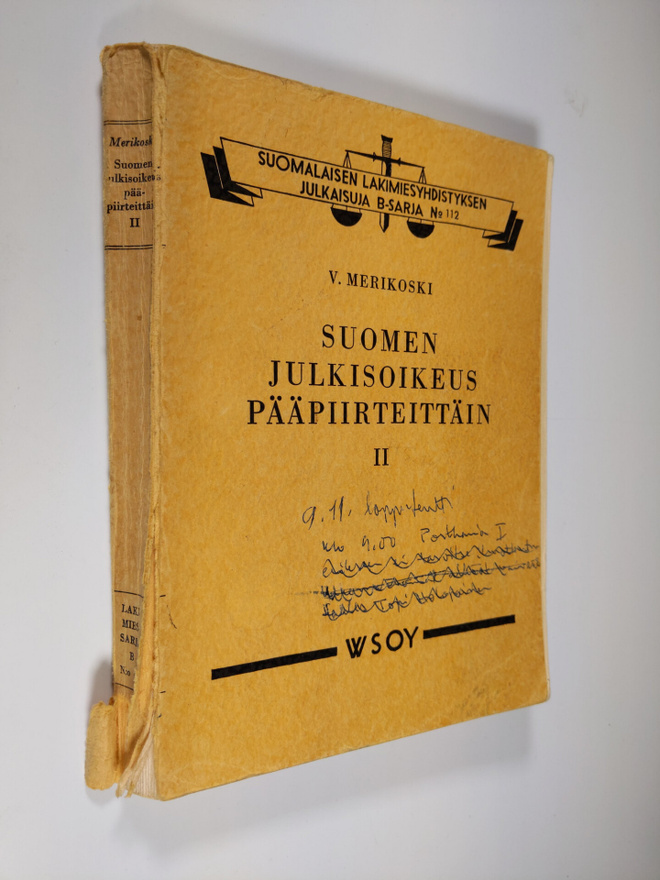 V. Merikoski : Suomen julkisoikeus pääpiirteittäin 2