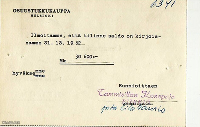 FIRMAKORTTI PIIKKIÖ TAMMISILLAN KONEPAJA