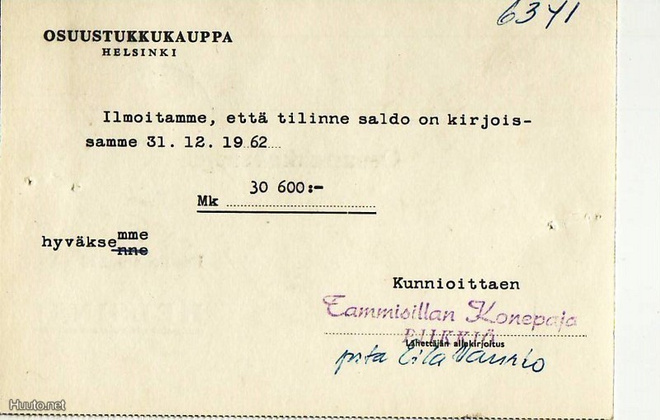 FIRMAKORTTI PIIKKIÖ TAMMISILLAN KONEPAJA