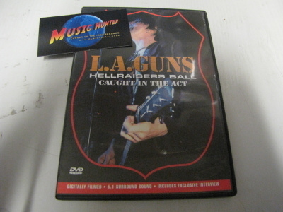 L.A.GUNS - HELLRAISERS BALL CAUGHT IN THE ACT DVD UUSI