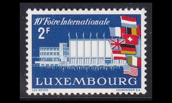 Luxemburg 581 ** Kansainväliset messut (1958)
