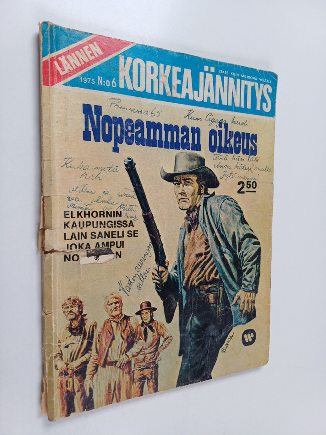 Lännen Korkeajännitys 6/1975 : Nopeamman oikeus