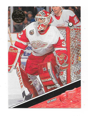 1993-94 LEAF #195 Tim Cheveldae , Detroit Red Wings MV