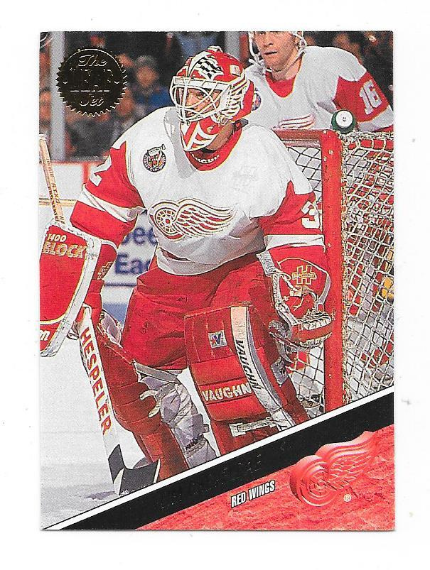 1993-94 LEAF #195 Tim Cheveldae , Detroit Red Wings MV