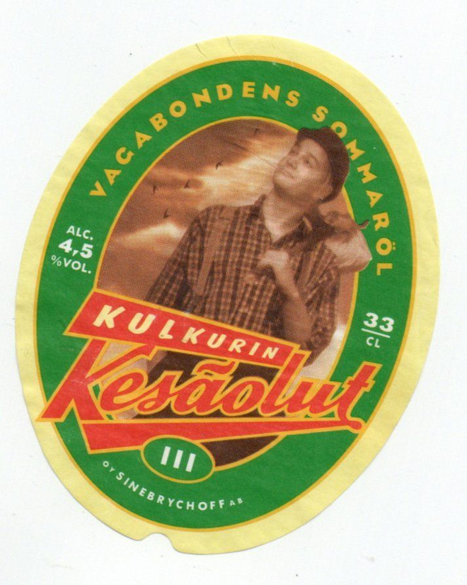 OY Sinebrychoff AB KULKURI OLUT III Etiketti.