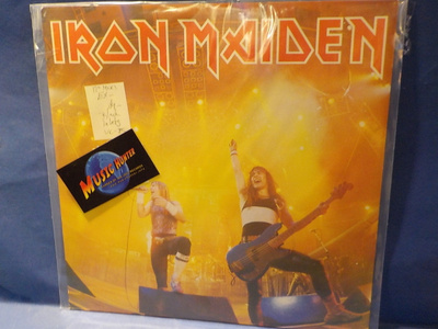 IRON MAIDEN - RUNNING FREE EX-/M- 12'' MAXI SINGLE