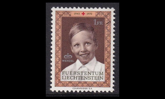 Liechtenstein 526 ** kansallinen Punainen Risti 25v (1970)