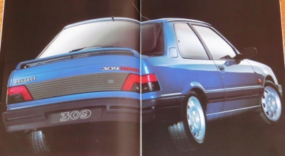 1992 Peugeot 309 esite - suom -  KUIN UUSI - 32 sivua