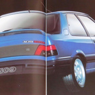 1992 Peugeot 309 esite - suom - KUIN UUSI - 32 sivua - pikkukuva 1