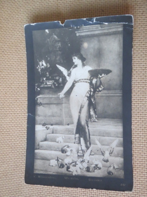 Vintage valokuvakortti 1900-luku alku
