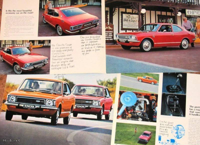 1972 Toyota Corolla 1600 esite - KUIN UUSI - 16 sivua
