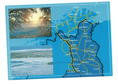 Lappi: Pohjois-Suomen,  Ruotsin ja Norjan  maantietä