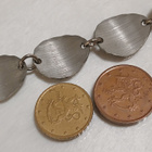 Vintage Käsitöitä kaiverrus kukka rannekoru - pikkukuva 4