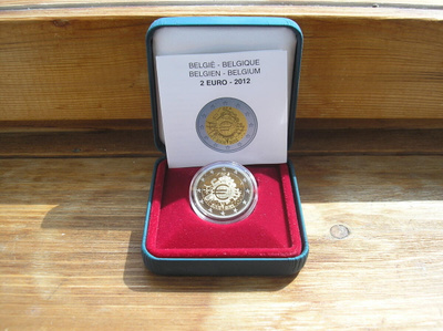 BELGIA 2e 2012 "Ten years euro" PROOF