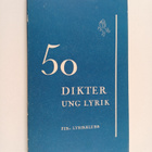 50 dikter ung lyrik : ett urval gymnasistpoesi - pikkukuva 1