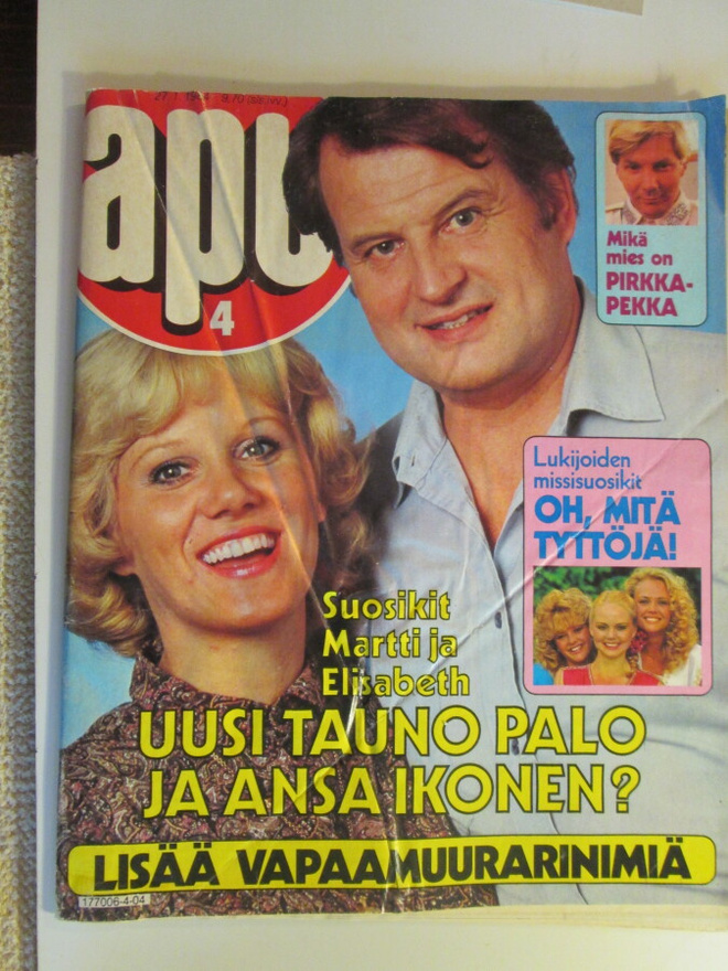 APU LEHTI 4 / 1984 VIIKKOLEHTI SISÄLLYSLUETTELOT KUVISSA