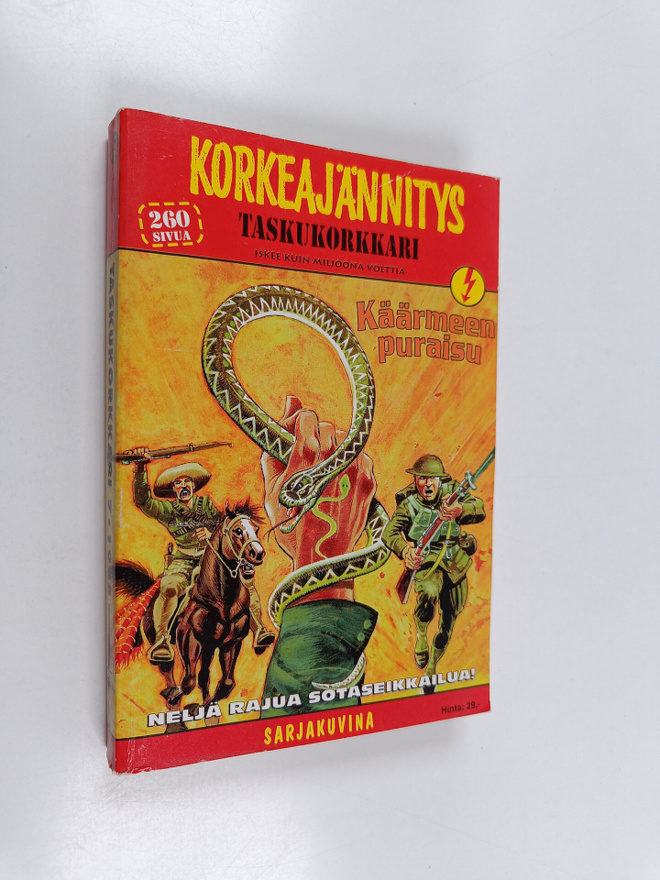 Taskukorkkari 7/1998 : Käärmeen puraisu