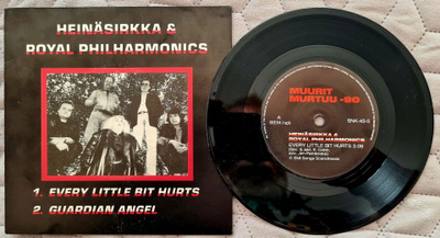 Heinäsirkka – Every Little Bit Hurts - 7" single 1990