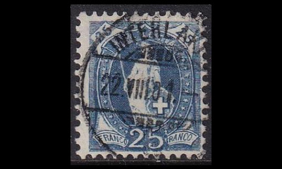 Sveitsi 67C o Seisova Helvetia 25 C (11 1/2 : 11) loisto (18