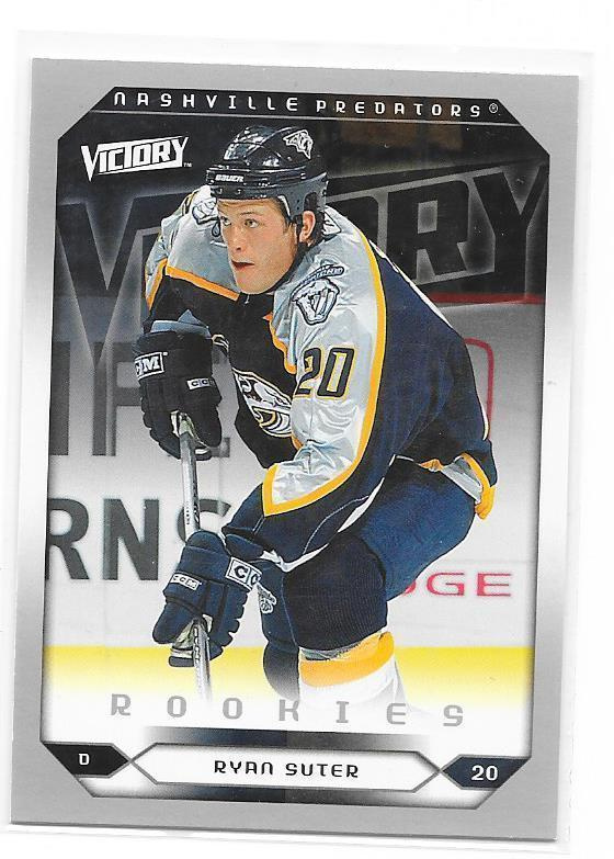 2005-06 UD Victory #287 Ryan Suter Nashville Predators RC