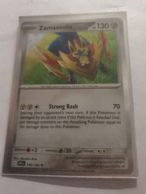 Zamazenta #146 Pokemon Destined Rivals RARE non holo card