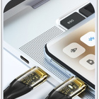 PD 100W / musta USB C - USB C data/latauskaapeli / 1metri #e - pikkukuva 5