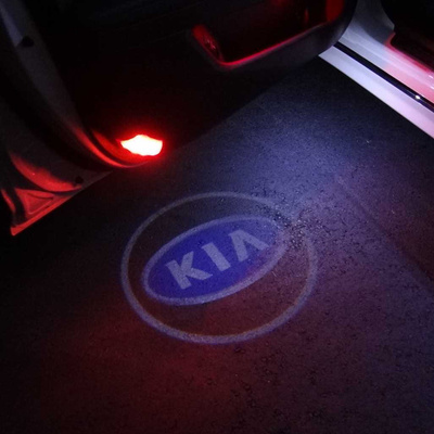 Kia logolliset ovivalot — heijasta logo maahan (