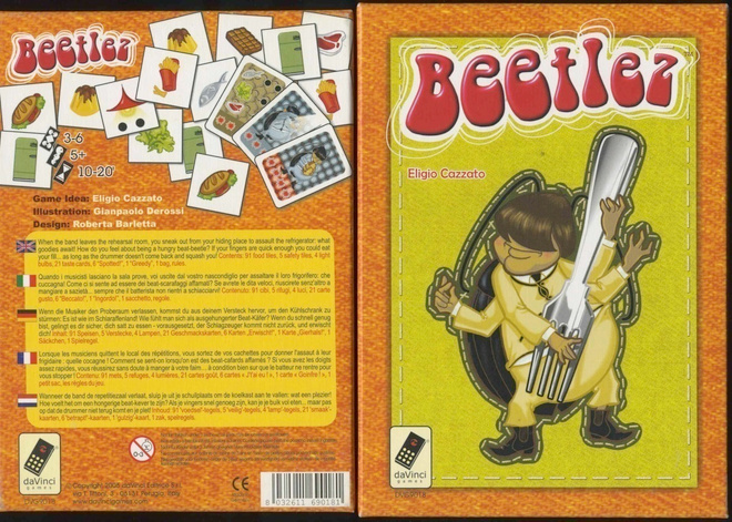 BEETLEZ - nopeatempoinen korttipeli 2005 Upea kunto! DaVinci