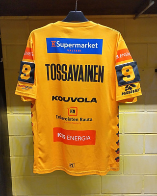 KPL Toni Tossavainen Game Worn vieraspelipaita