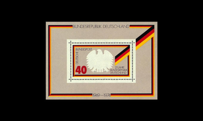 Saksa 807BL10 ** Länsi-Saksa 25v (1974)